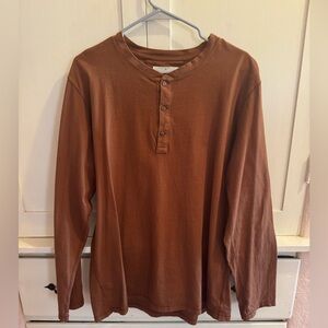 Imogene and Willie Men’s XL Henley Long Sleeve Shirt